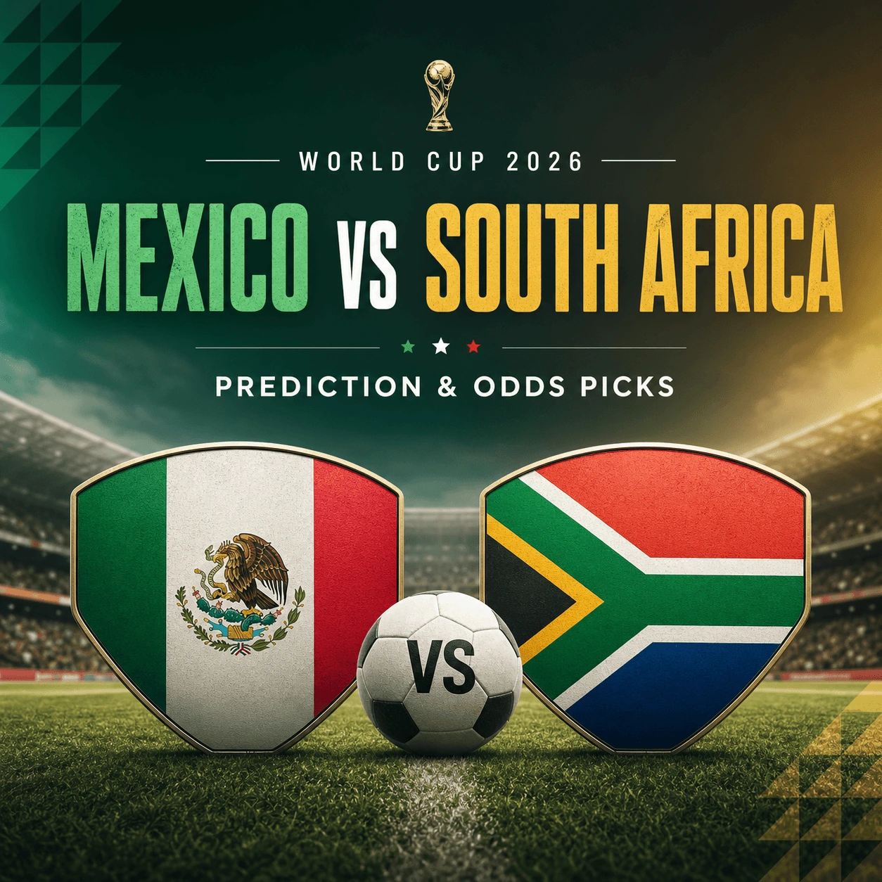 Mexico vs south africa world cup 2026 prediction, Odds picks