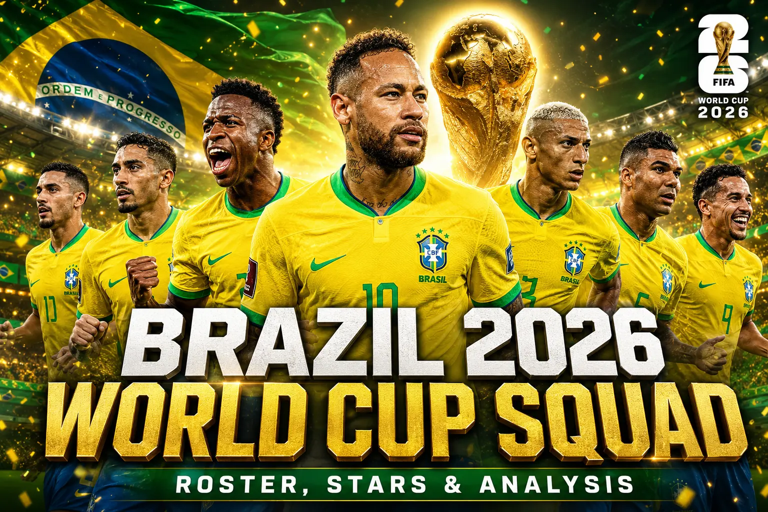 Brazil 2026 World Cup Squad: Full Roster, Key Players & Tournament Prediction