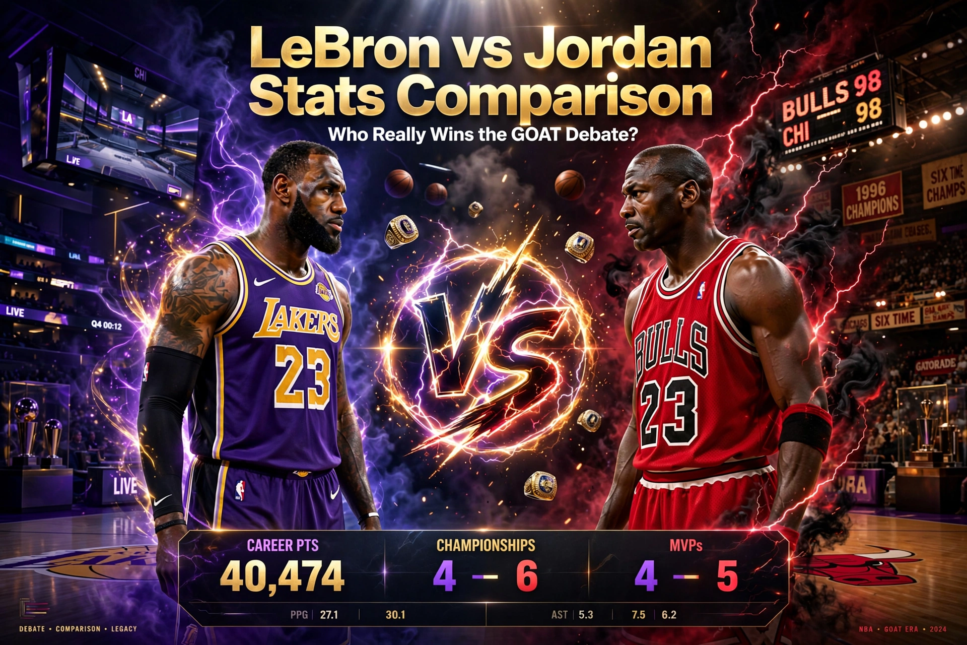 LeBron vs Jordan Stats Comparison Who Really Wins