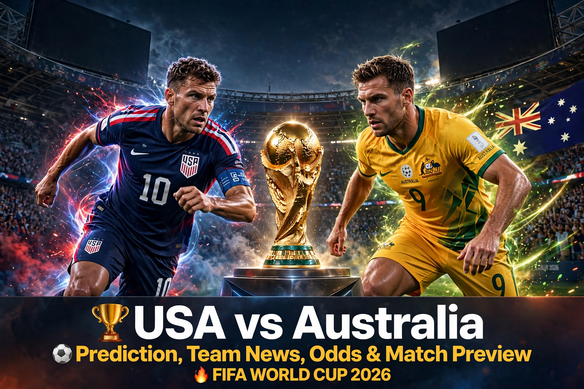 USA vs Australia Prediction, Team News, Odds and Match Preview