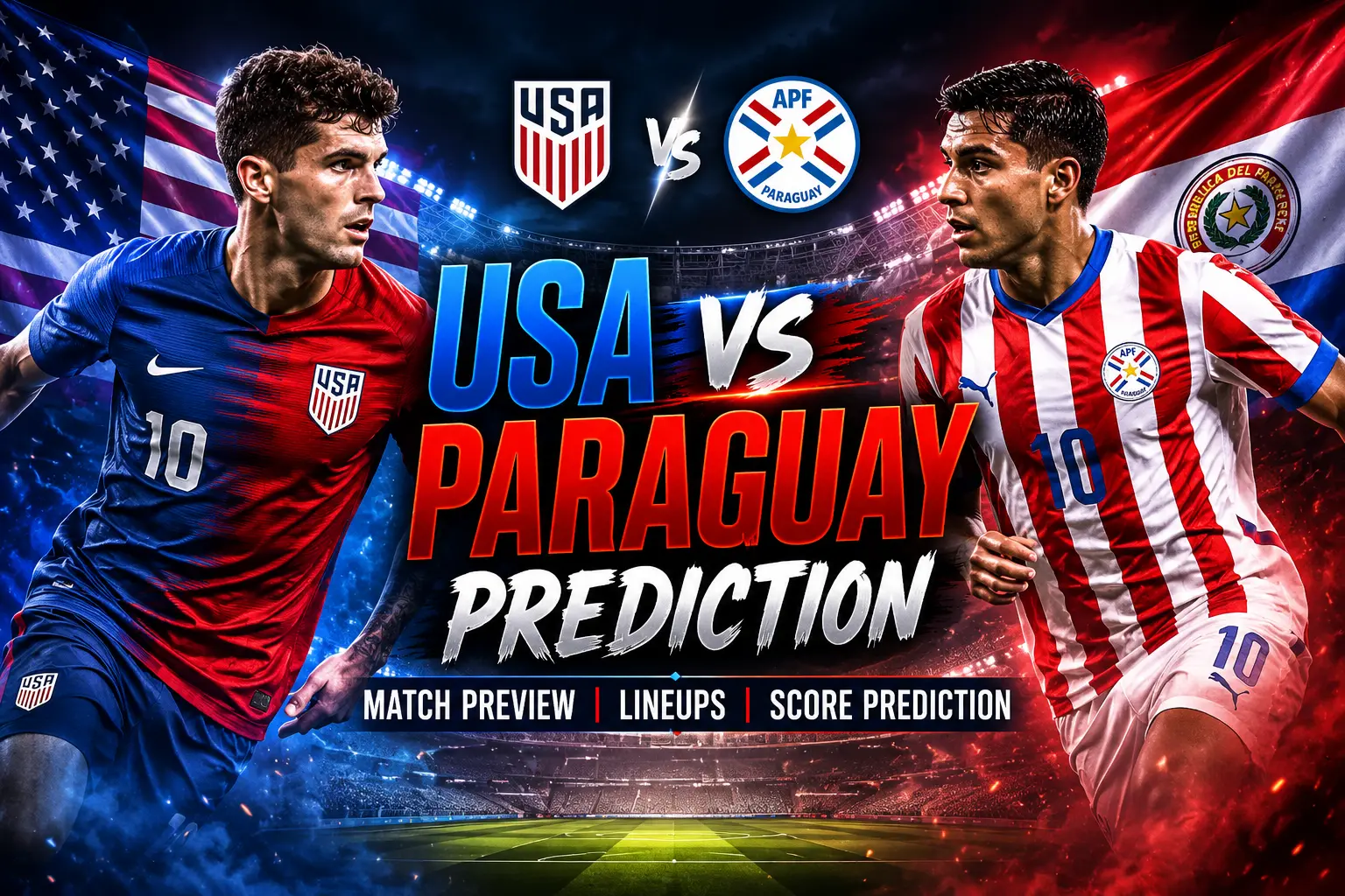 USA vs Paraguay Prediction Match Preview, Team News, Lineups & Score Prediction