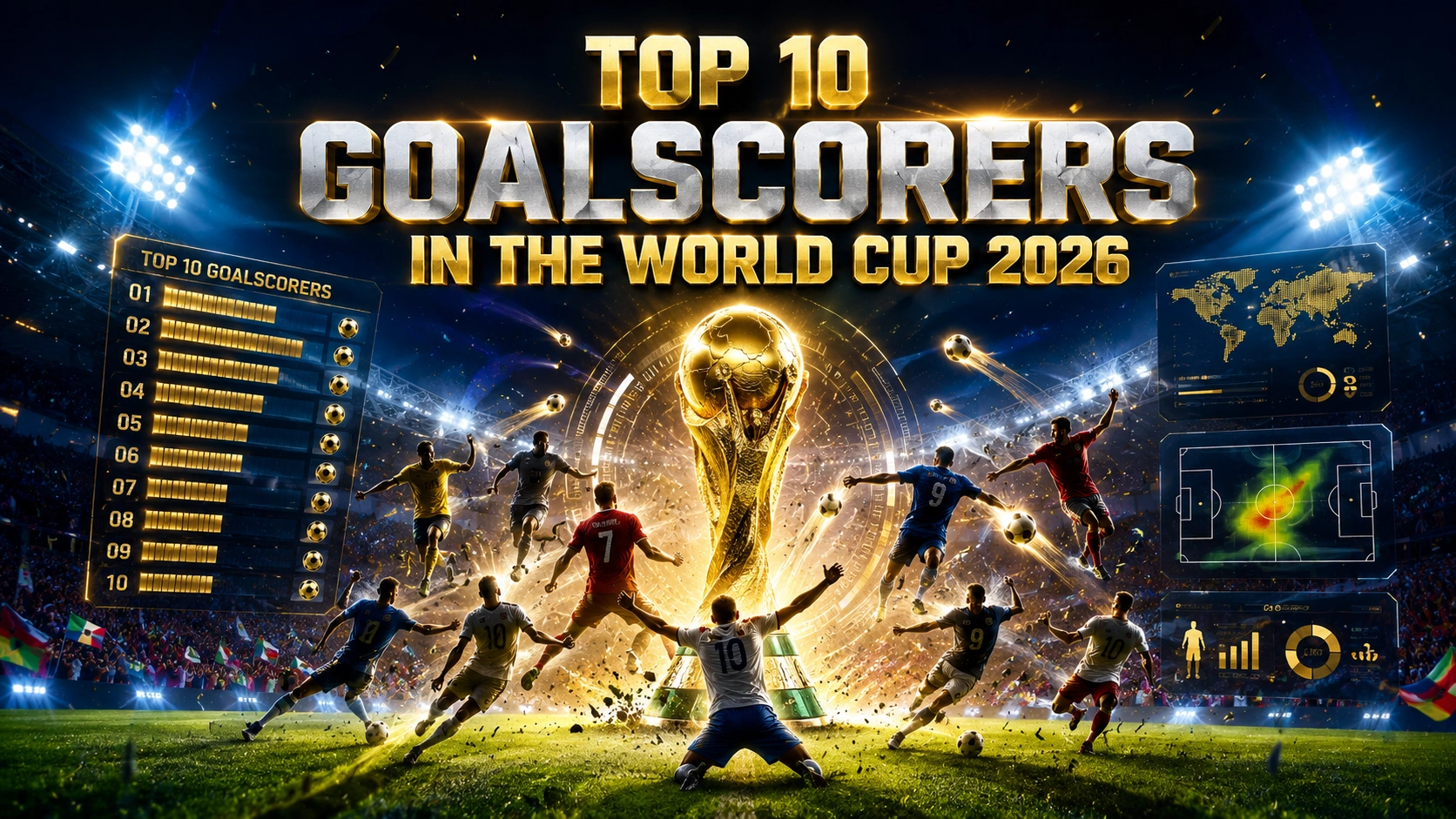 Top 10 Goalscorers in the World Cup 2026