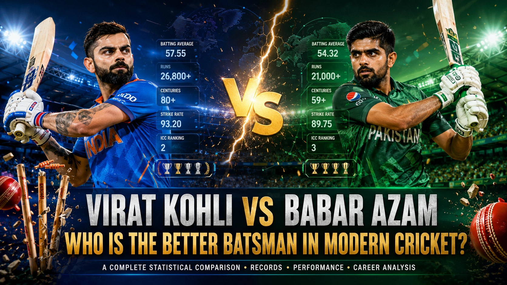 Virat Kohli vs Babar Azam