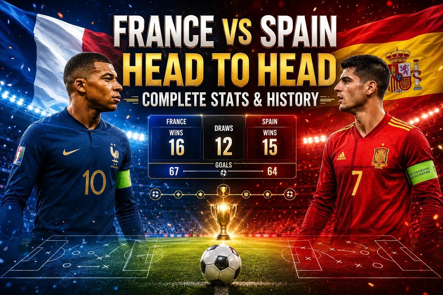France vs Spain Head to Head